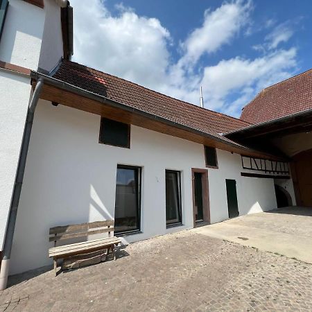 Restaurierter Altbau Mit Privatem Innenhof & Parkplatz Grossfischlingen Exteriör bild